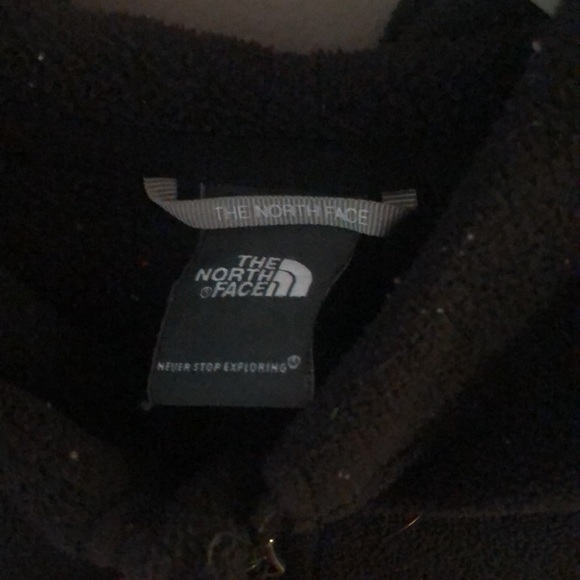 Black fleece North Face zip-up hoodie - Picture 4 of 4